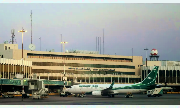 De internationale luchthaven van Bagdad