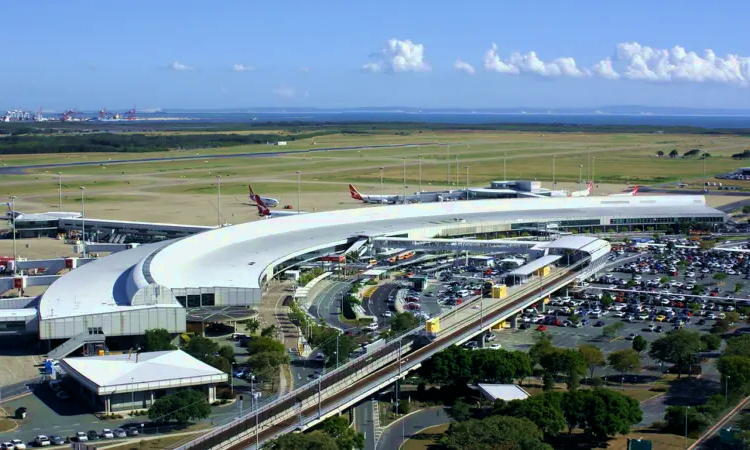 De luchthaven van Brisbane