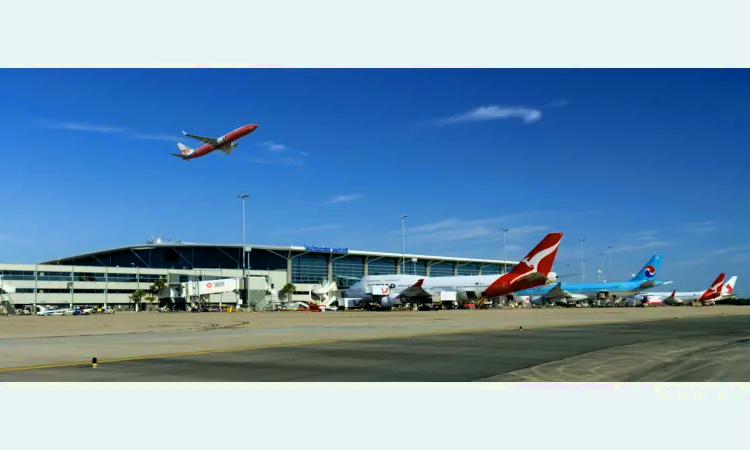 De luchthaven van Brisbane
