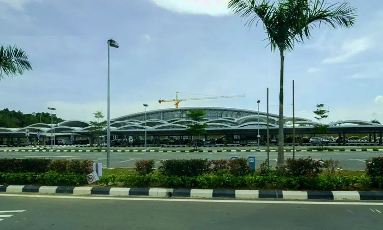 De internationale luchthaven van Brunei