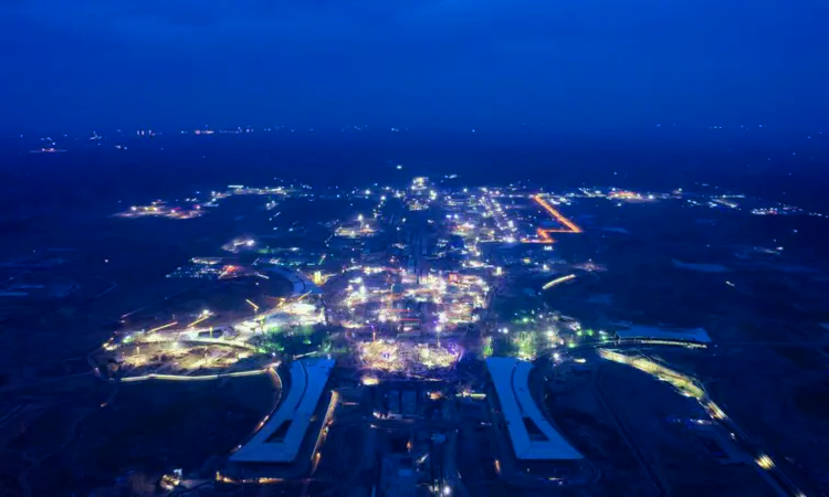 De internationale luchthaven Chengdu Shuangliu