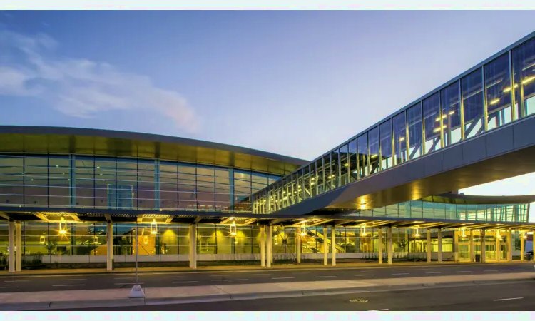 De internationale luchthaven van Duluth