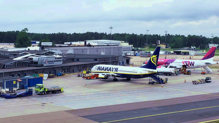 Luchthaven Stockholm-Skavsta