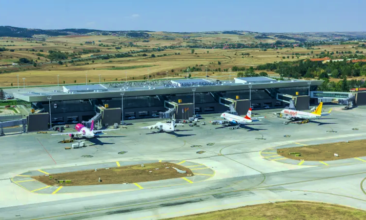 Luchthaven Skopje 'Alexander de Grote'