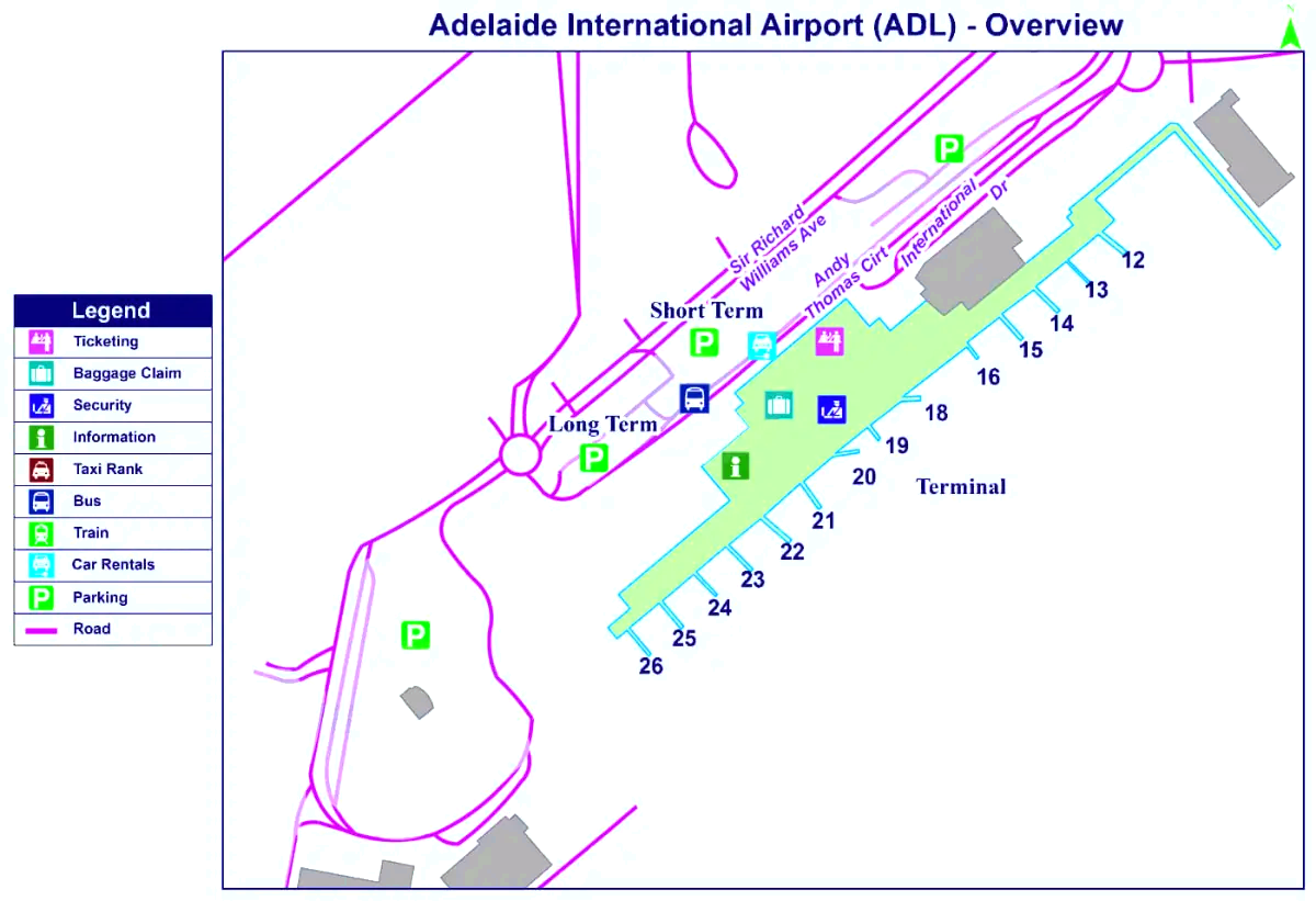 Internationale luchthaven van Adelaide