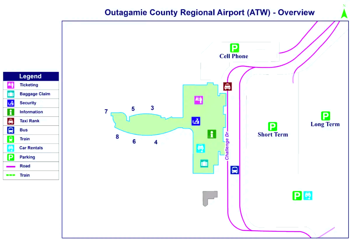 Internationale luchthaven Appleton