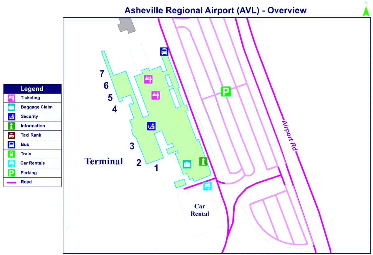 Regionale luchthaven Asheville