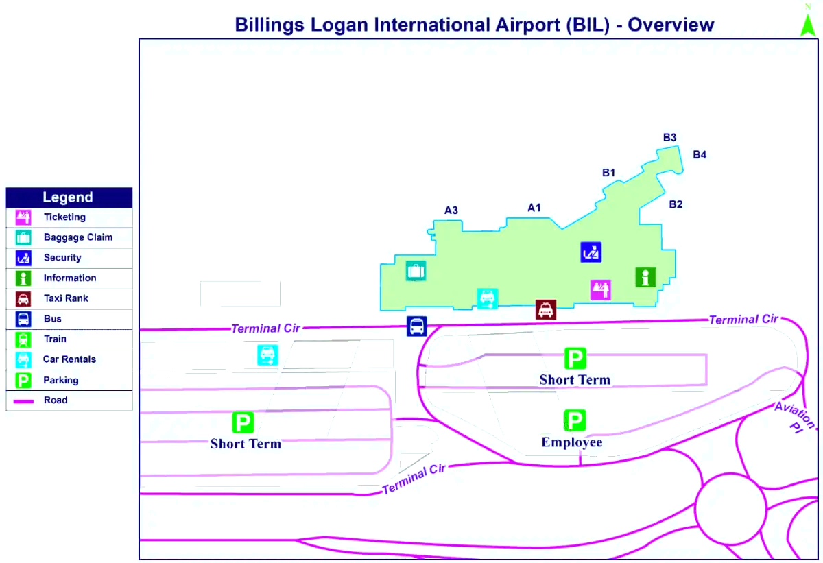 Internationale luchthaven Billings Logan