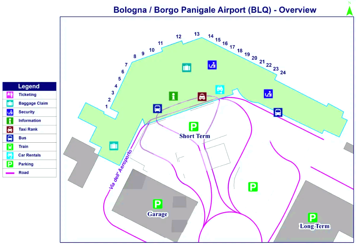 Bologna Guglielmo Marconi luchthaven