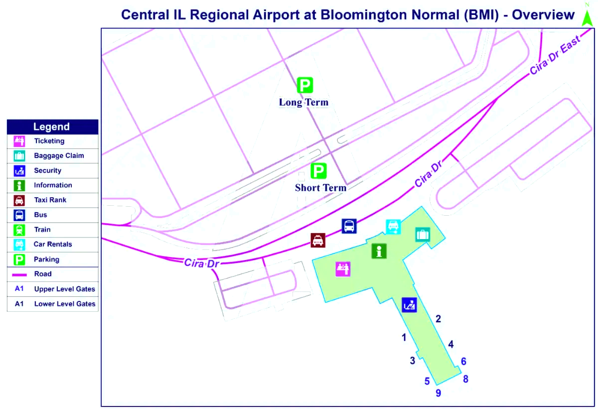 Regionale luchthaven Centraal Illinois