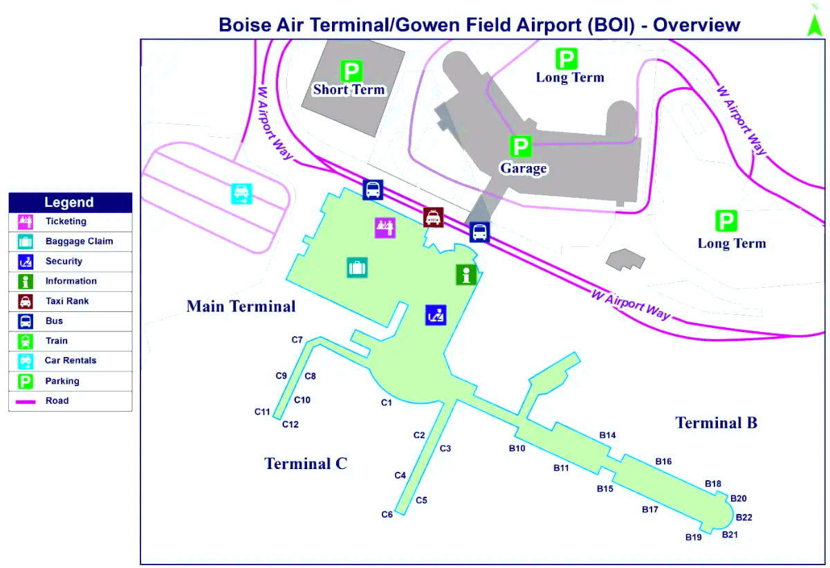 Luchthaven Boise Air Terminal