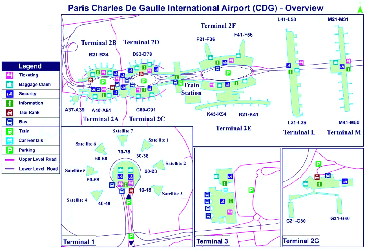 Parijs - Charles de Gaulle luchthaven