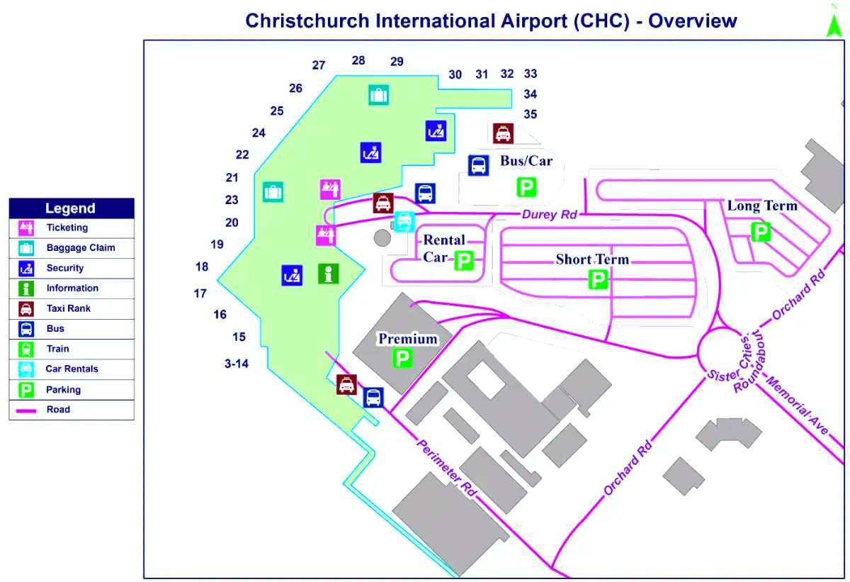 Internationale luchthaven van Christchurch