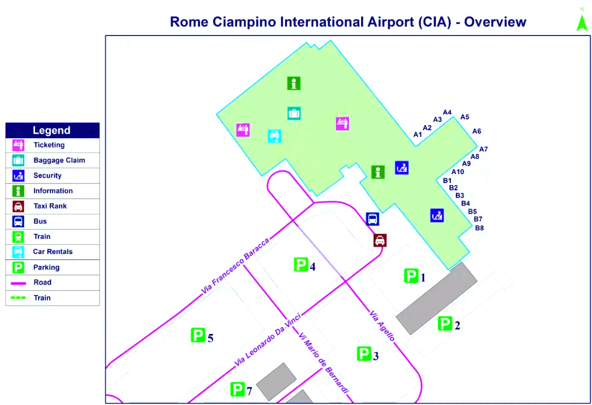 Internationale luchthaven Ciampino-GB Pastine