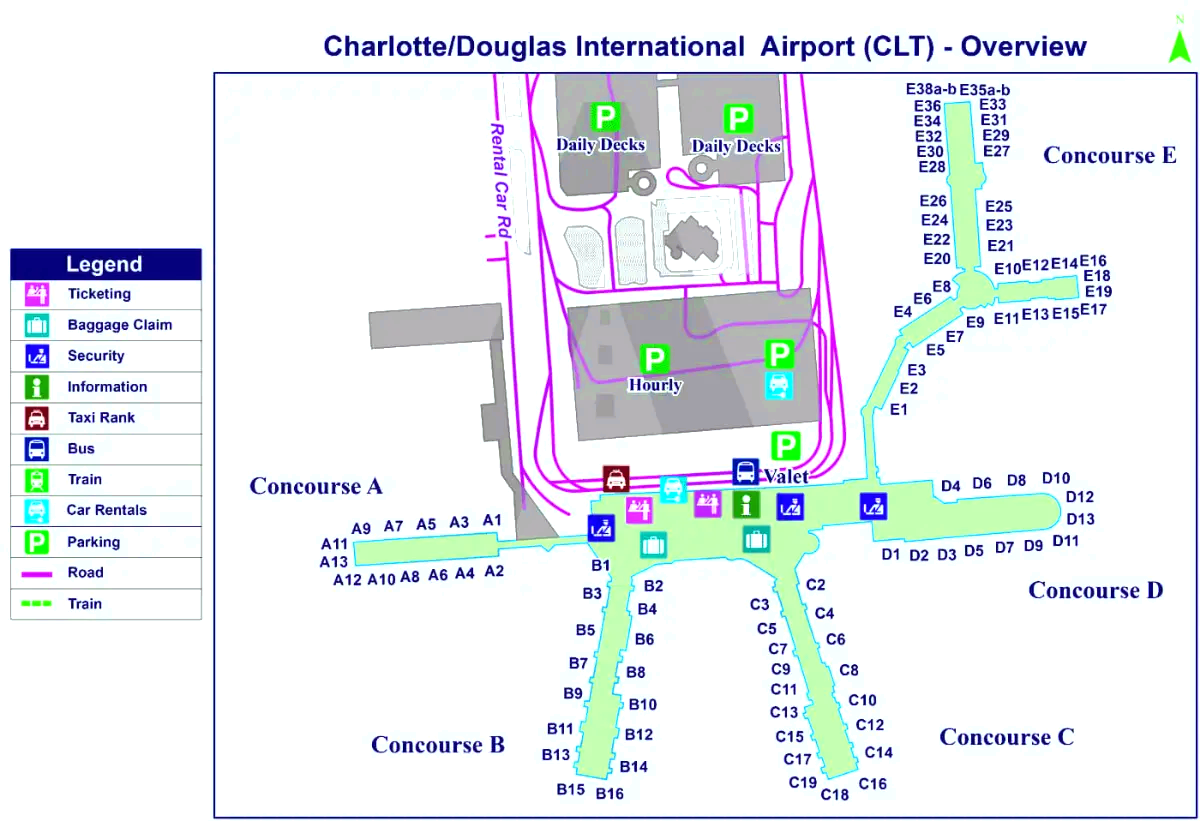 Internationale luchthaven Charlotte Douglas