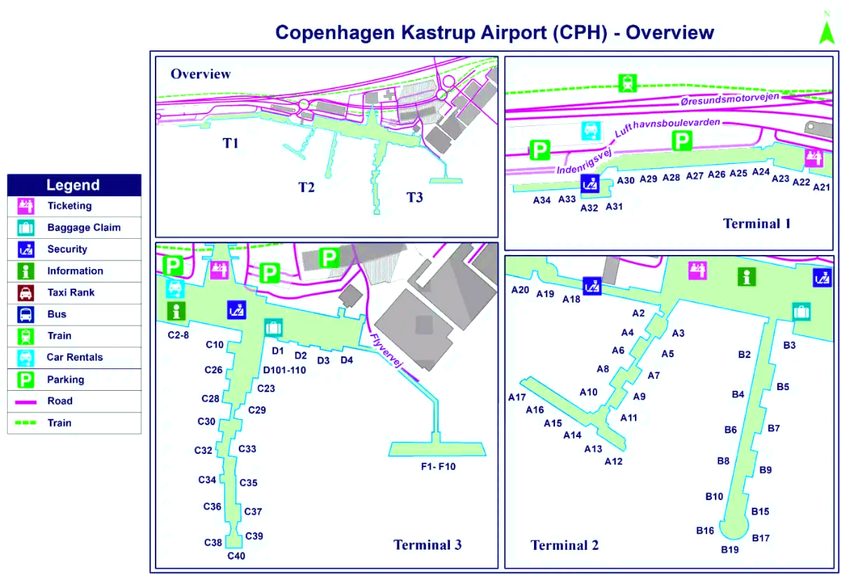 Luchthaven Kopenhagen