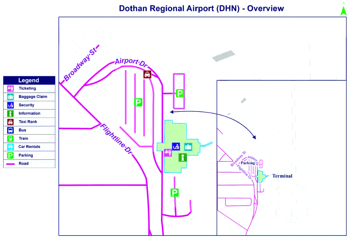 Dothan Regionale Luchthaven