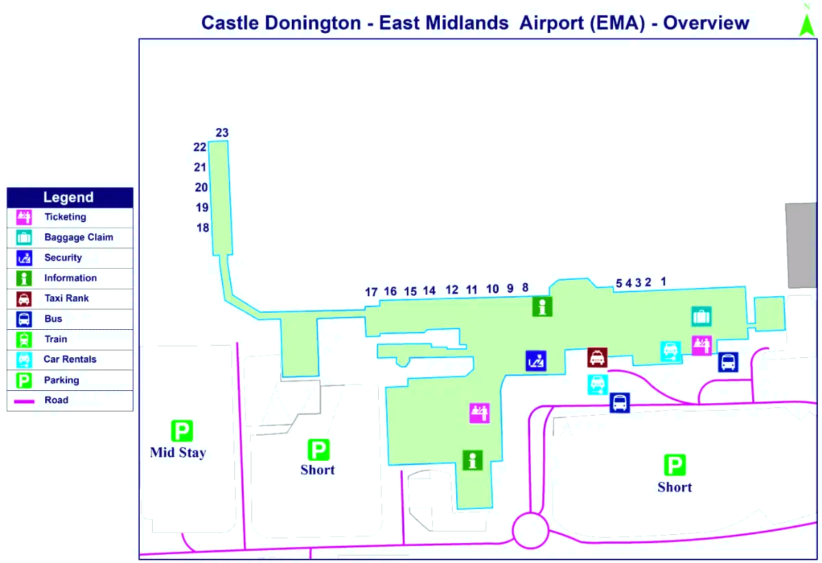 Luchthaven East Midlands