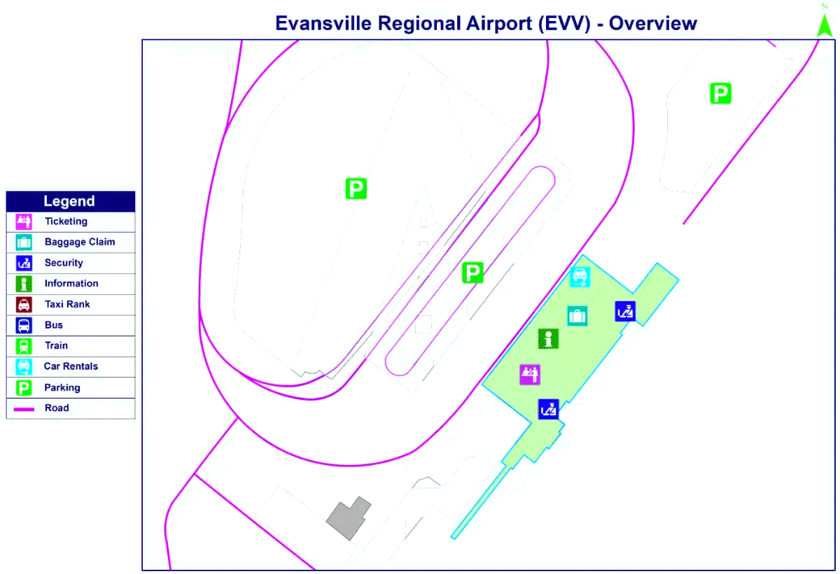 Regionale luchthaven Evansville