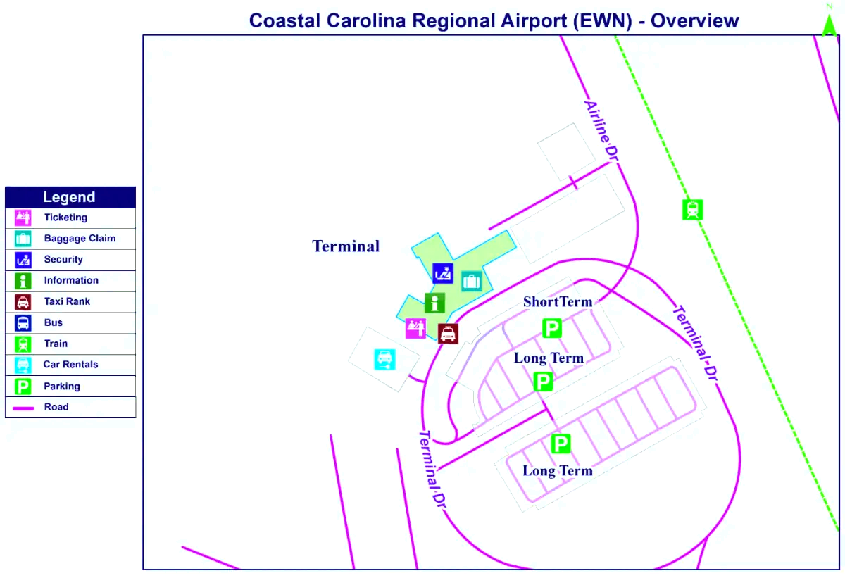 Regionale luchthaven Coastal Carolina