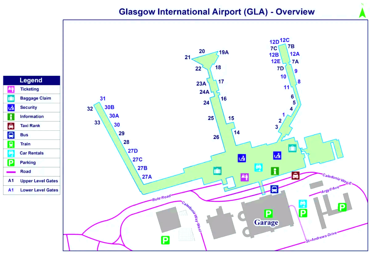 Internationale luchthaven van Glasgow