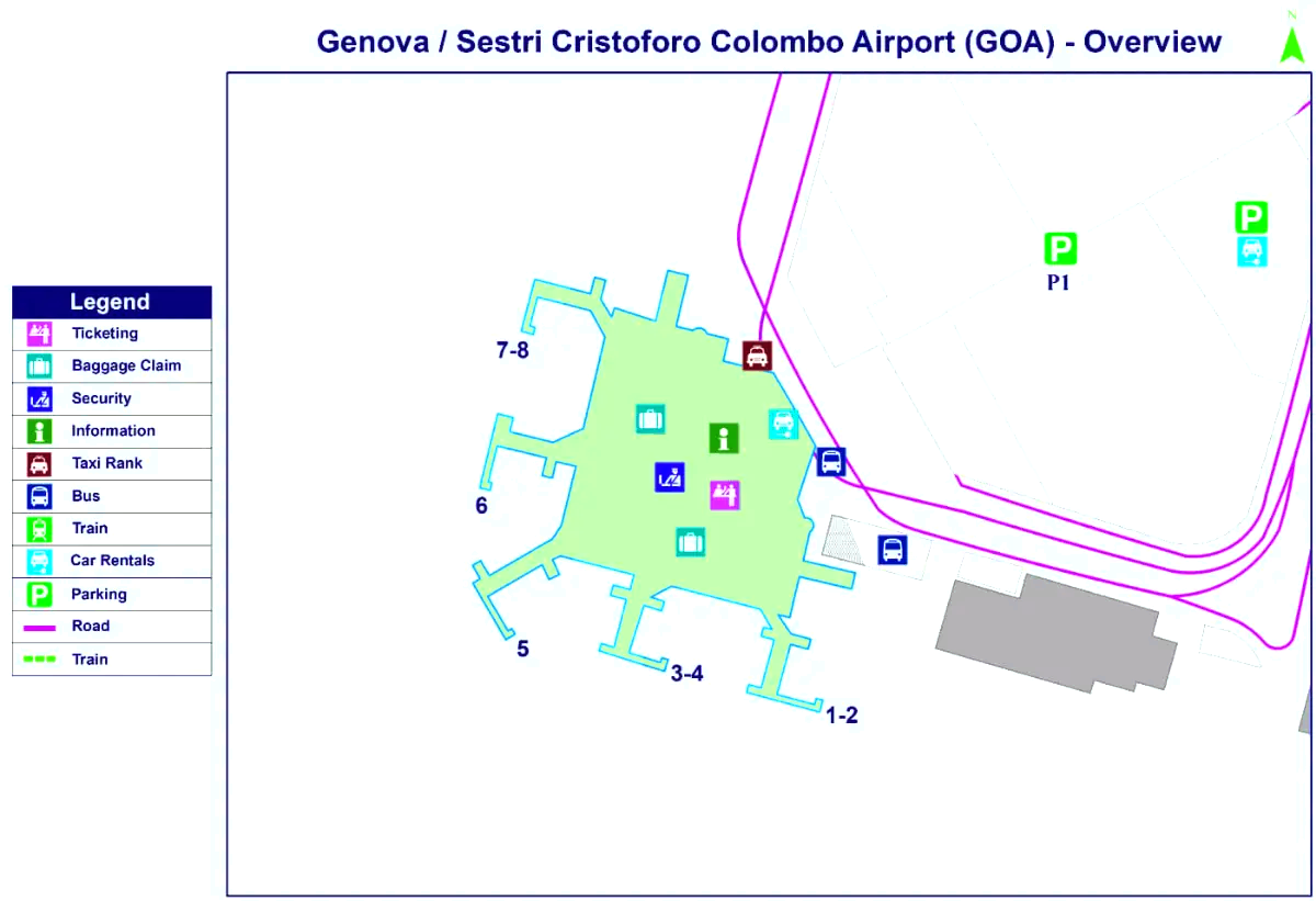 Luchthaven Genua