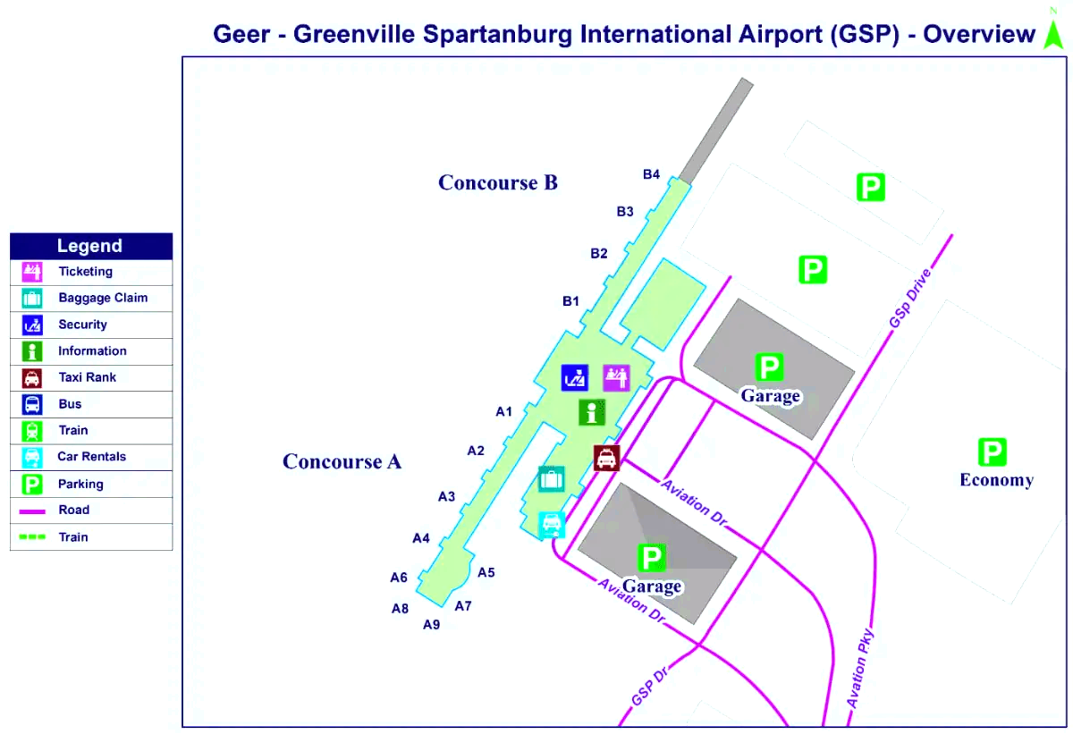 Internationale luchthaven Greenville-Spartanburg