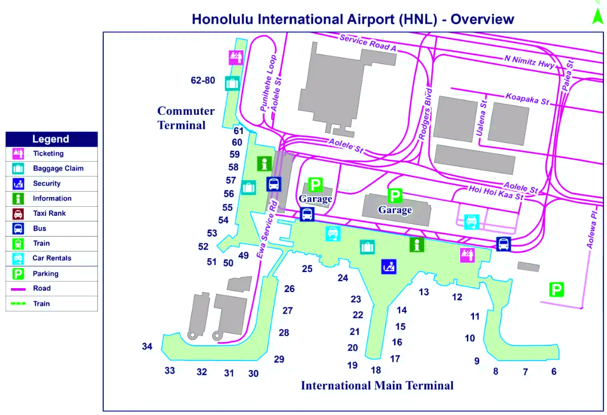 Internationale luchthaven van Honolulu