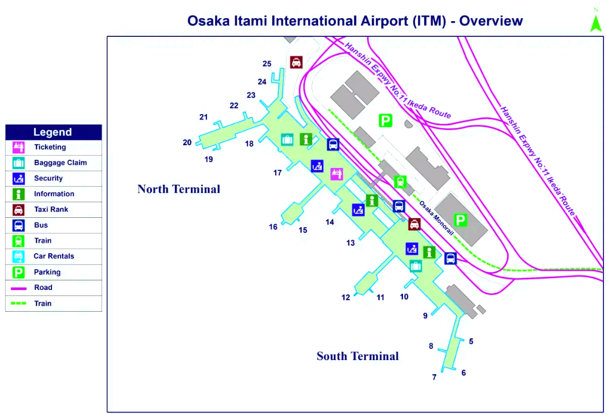 Internationale luchthaven van Osaka