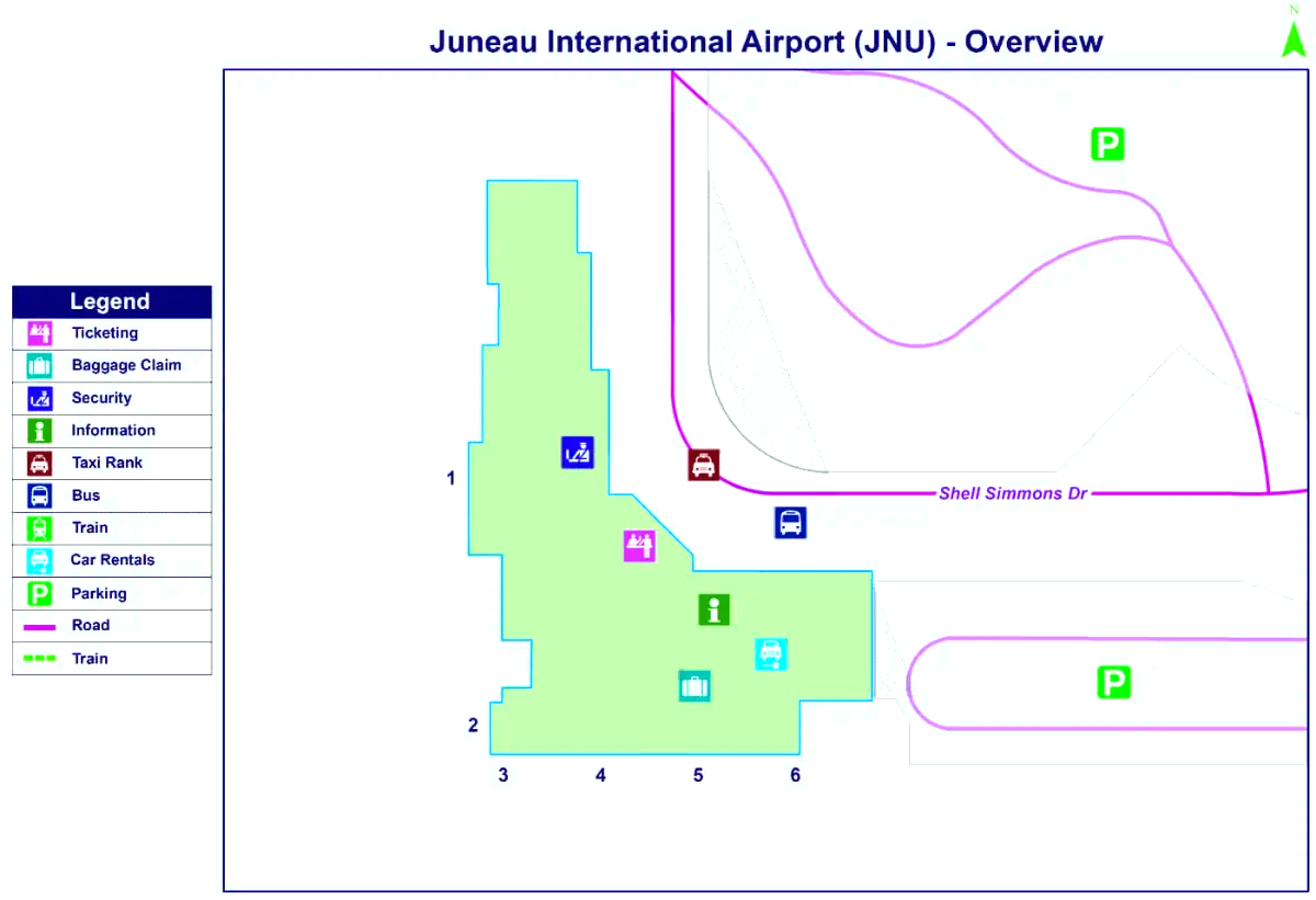 Internationale luchthaven van Juneau