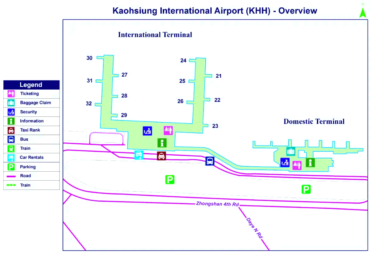 Internationale luchthaven van Kaohsiung