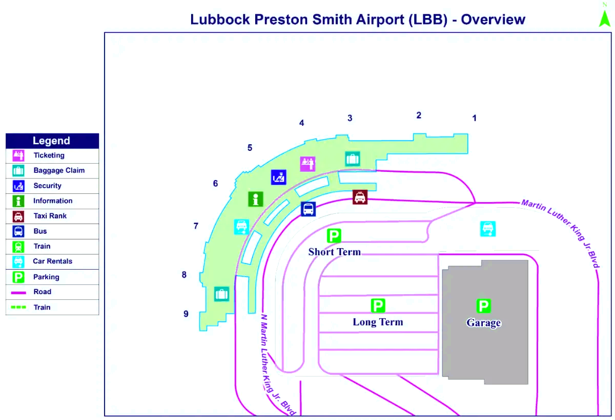 Internationale luchthaven Lubbock Preston Smith
