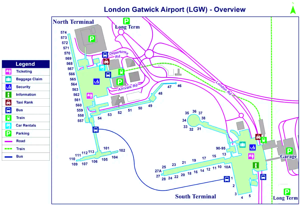 Luchthaven Londen Gatwick