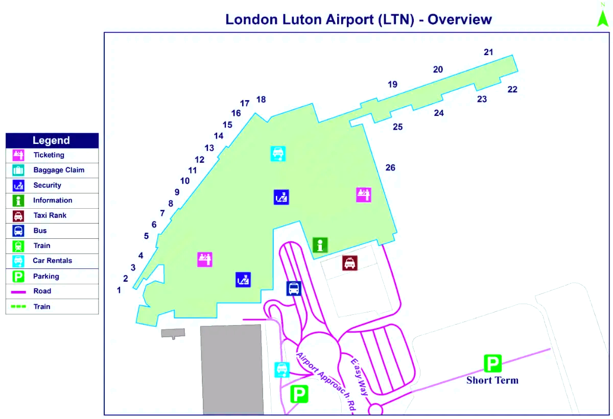 Luchthaven Londen Luton