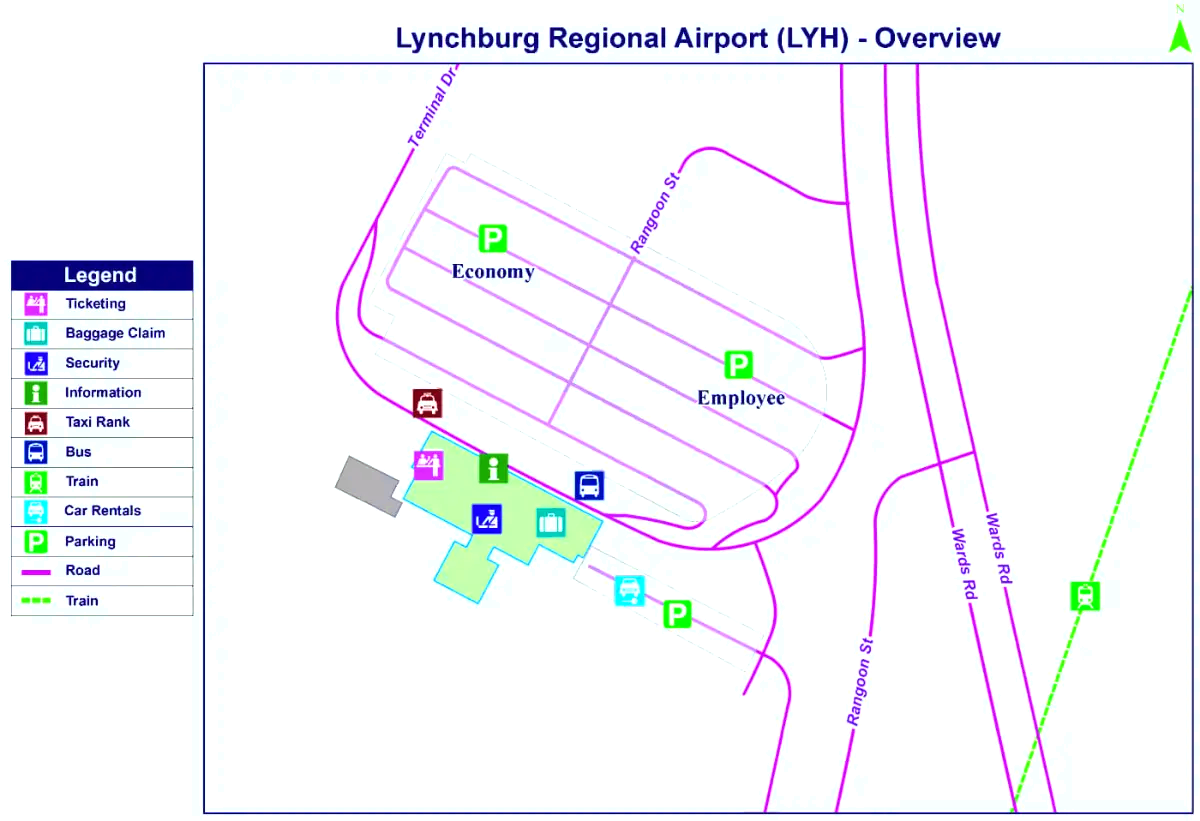 Regionale luchthaven Lynchburg