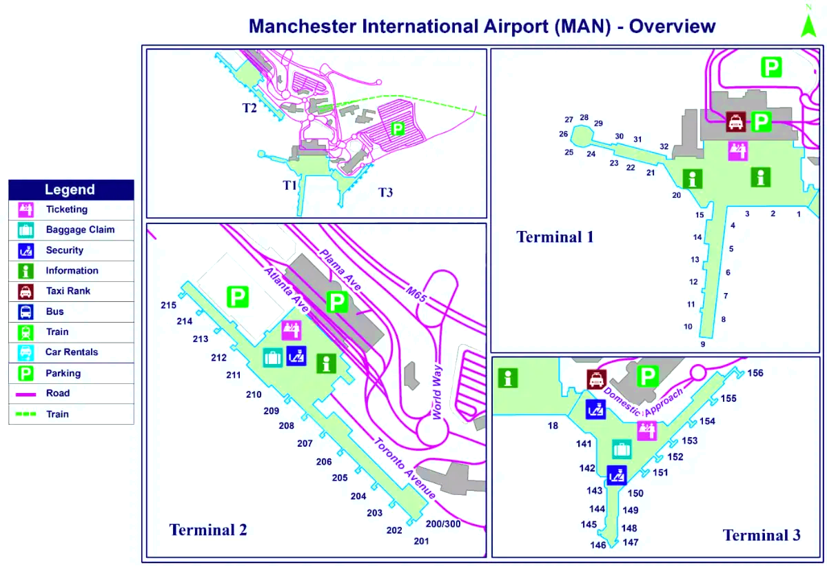 Luchthaven Manchester