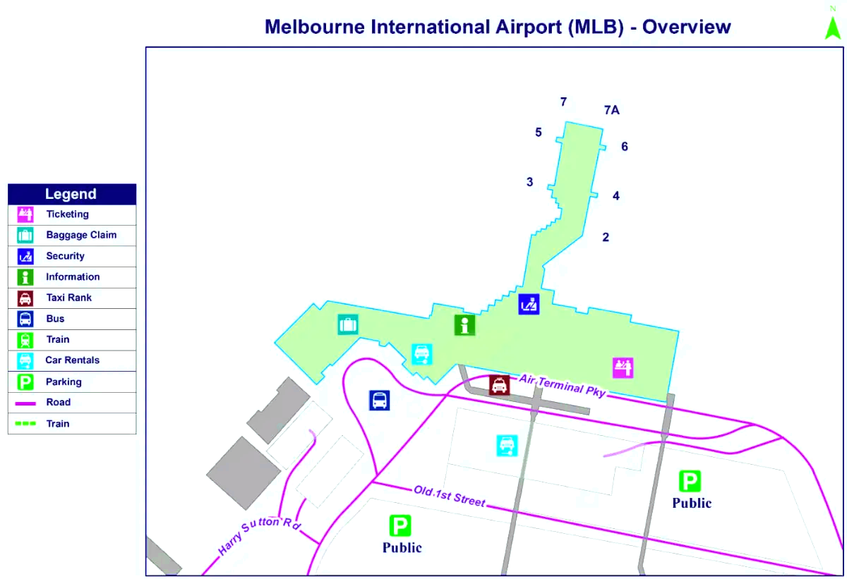 De internationale luchthaven van Melbourne