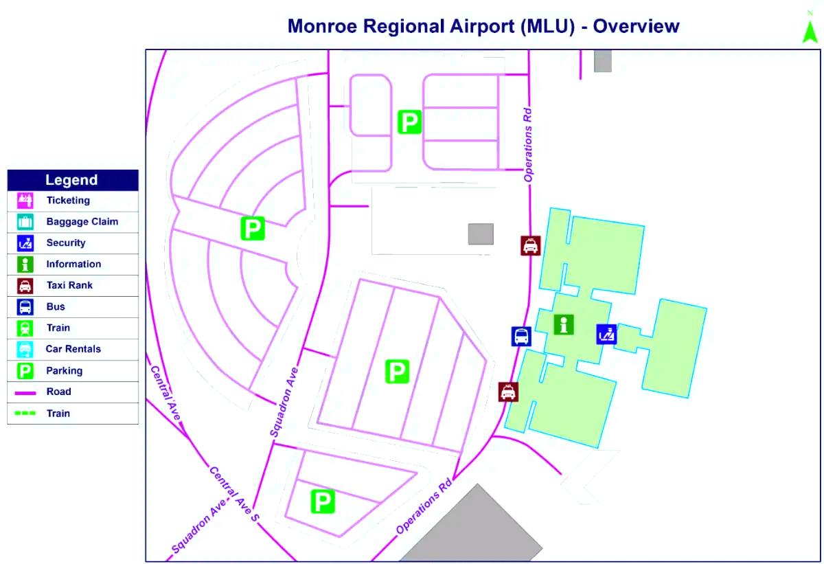 Regionale luchthaven Monroe