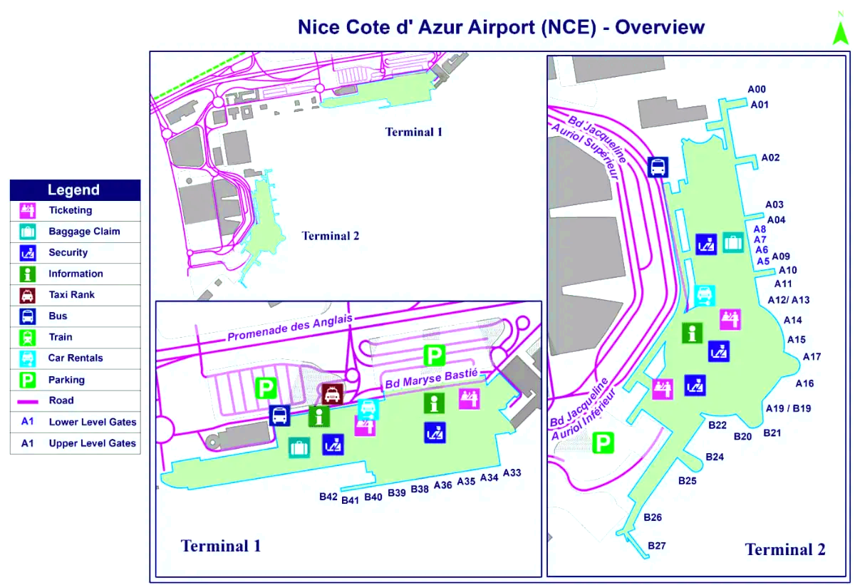 Internationale luchthaven Côte d'Azur