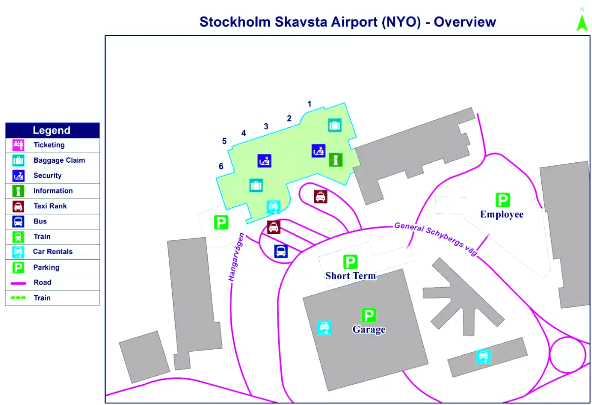 Luchthaven Stockholm-Skavsta