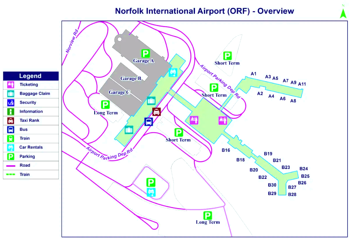 Internationale luchthaven van Norfolk