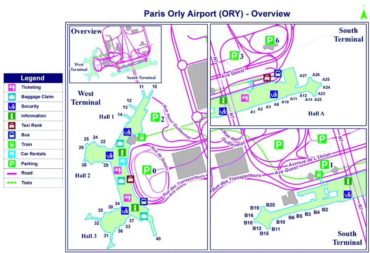 Luchthaven Parijs Orly