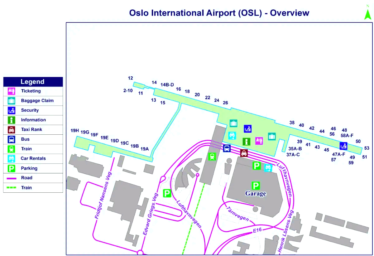 Luchthaven Oslo Gardermoen