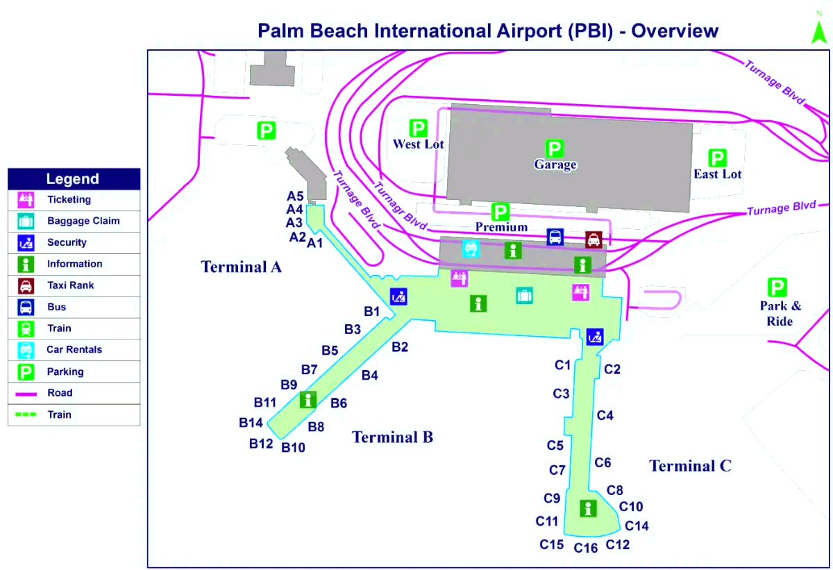 Internationale luchthaven Palm Beach