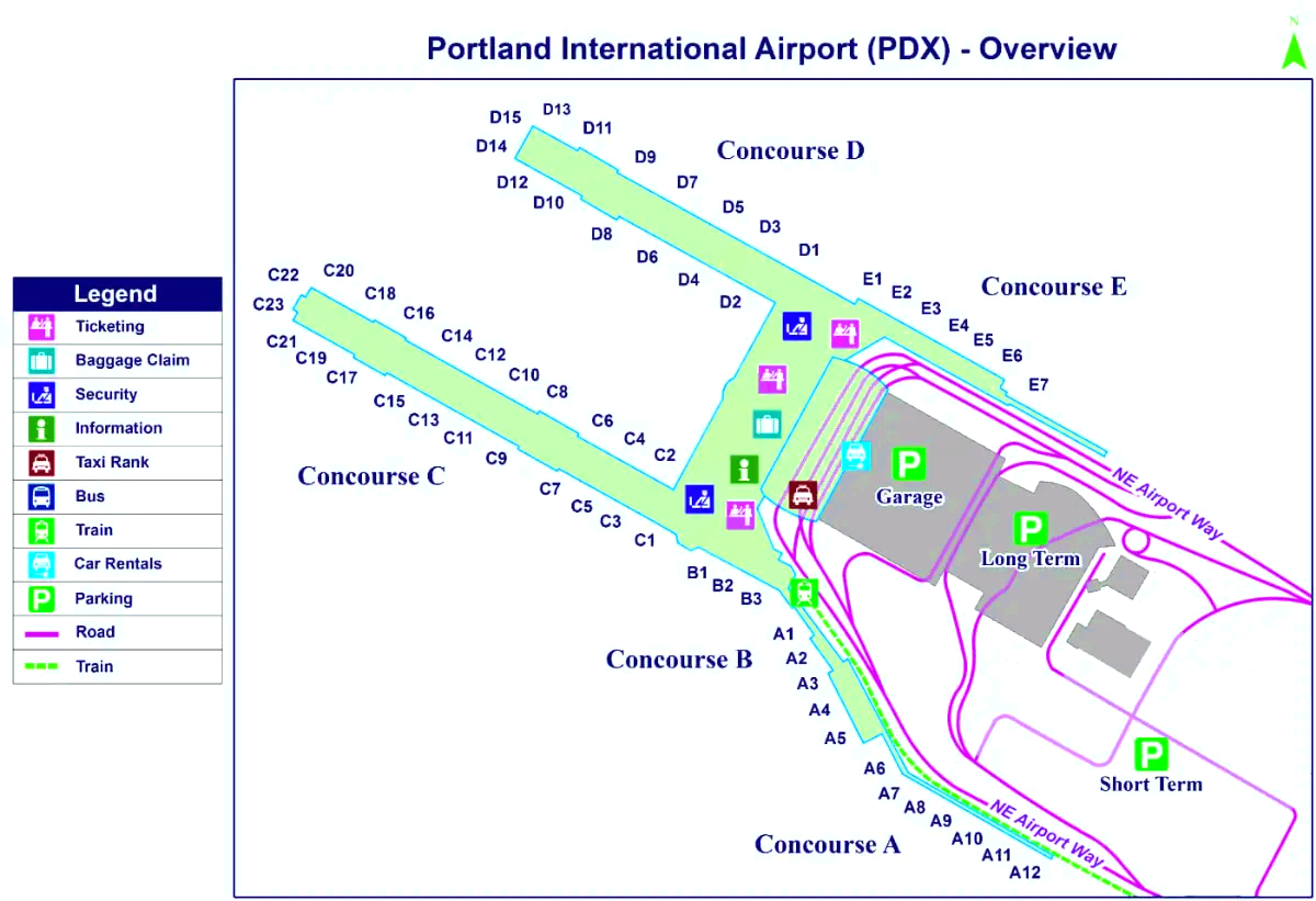 Internationale luchthaven Portland