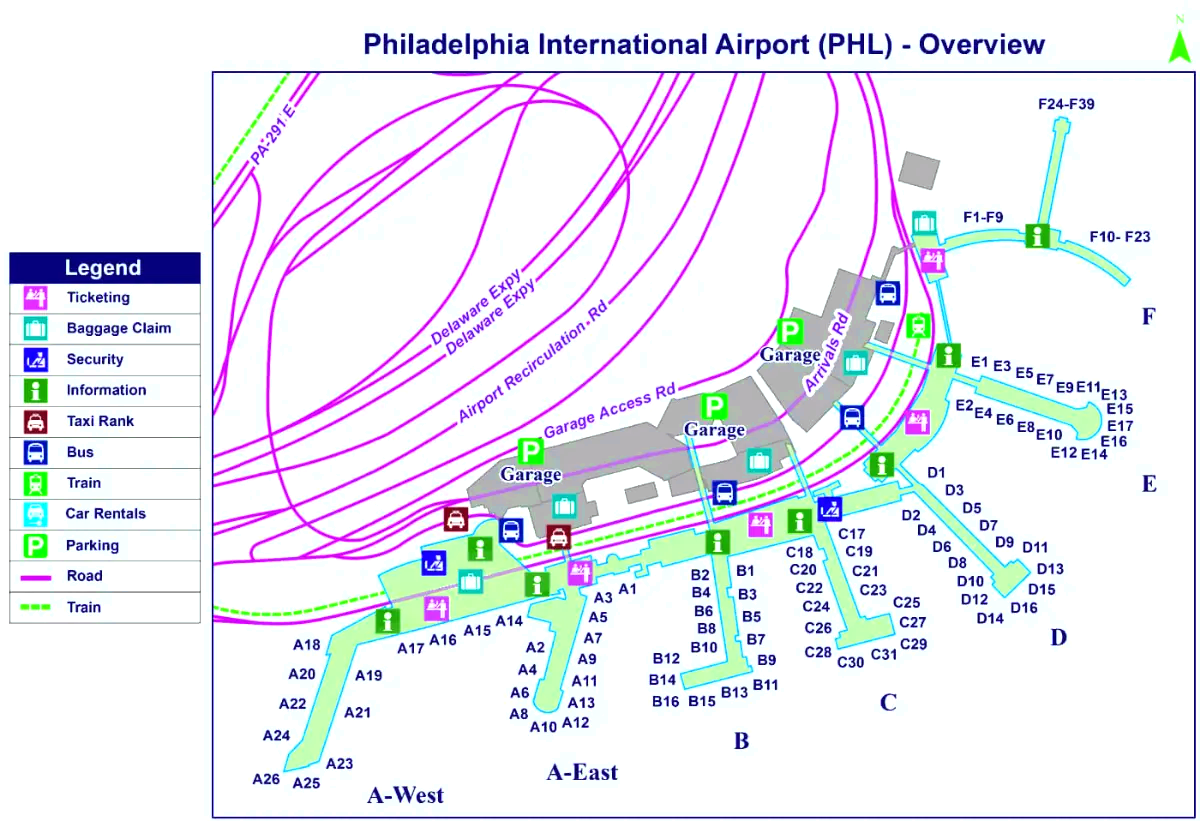 Internationale luchthaven van Philadelphia