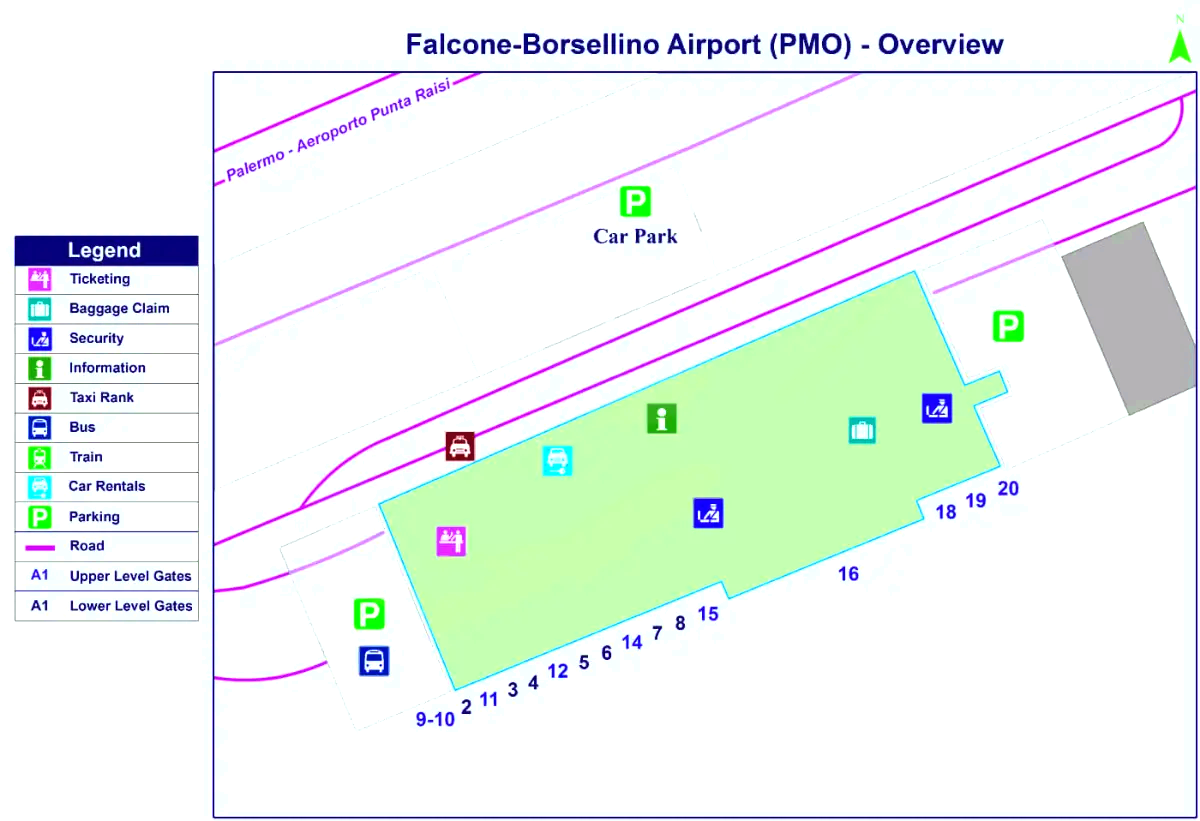 Luchthaven Falcone-Borsellino