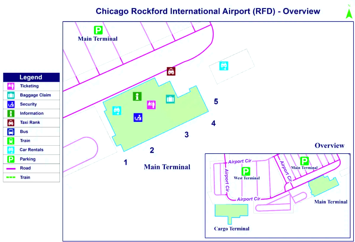 Internationale luchthaven Chicago Rockford