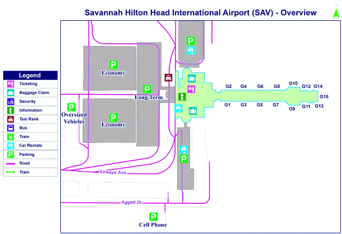 Internationale luchthaven Savannah/Hilton Head