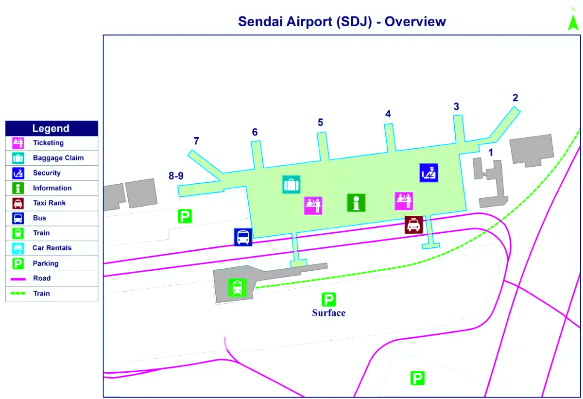 Luchthaven Sendai